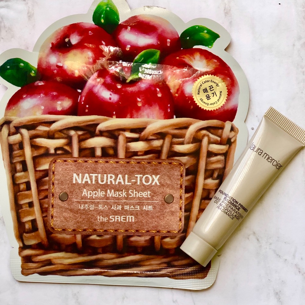 Laura Mercier foundation primer apple Face Mask